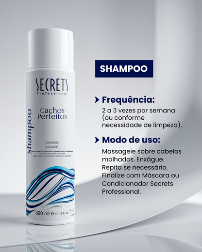 Shampoo 500ml Cachos Perfeitos - Secrets Professional