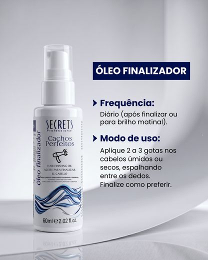 Óleo Finalizador 60ml Cachos Perfeitos - Secrets Professional
