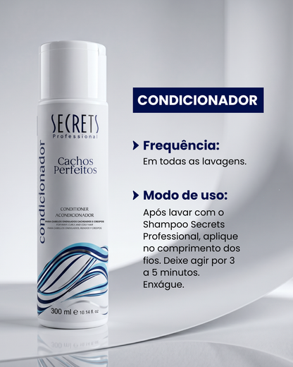 Condicionador 300ml Cachos Perfeitos - Secrets Professional