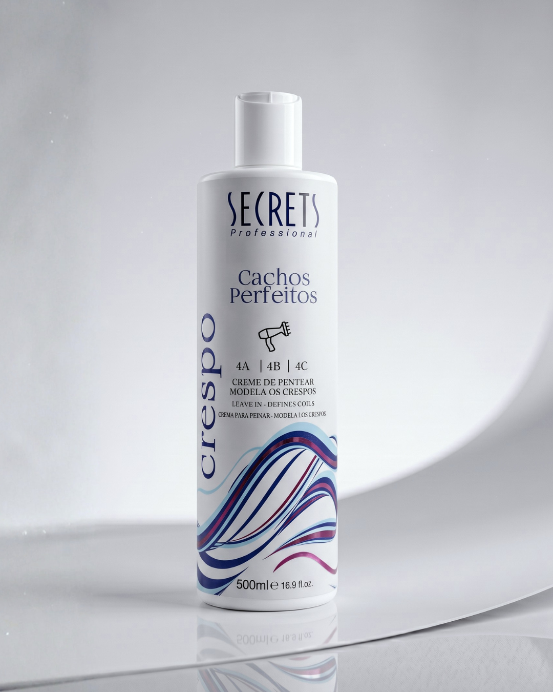 Creme de Pentear Crespo 500ml Cachos Perfeitos - Secrets Professional
