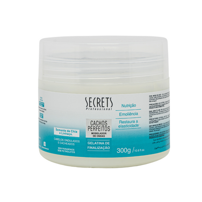 Gelatina de Finalização 300ml Cachos Perfeitos - Secrets Professional
