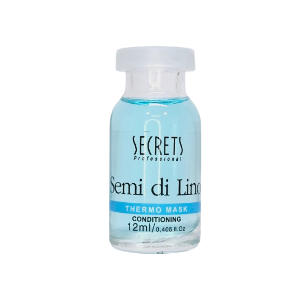 Ampola Autoaquecida Semi Di Lino Ampola de Hidratação 12ml - Secrets Professional
