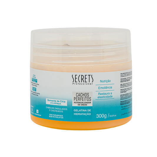 Gelatina de Hidratação 300ml Cachos Perfeitos - Secrets Professional
