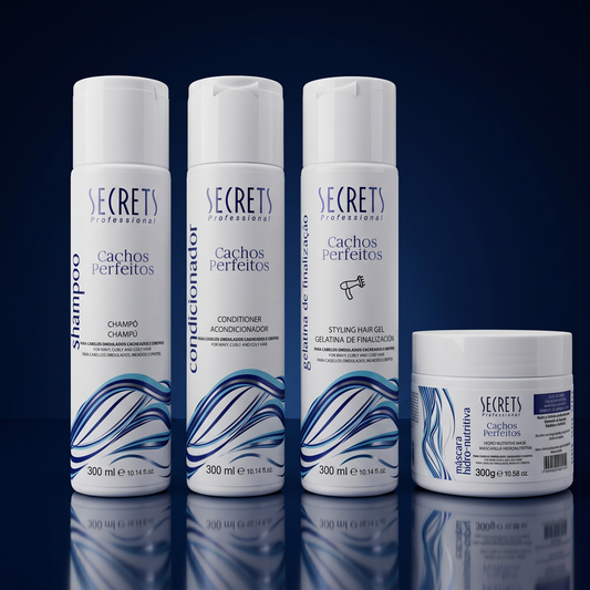 Kit Nutrição & Forma Cachos Perfeitos - Secrets Professional